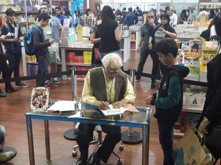 Ziraldo diz na Bienal que livros infantis ainda são vistos como 'literatura menor'