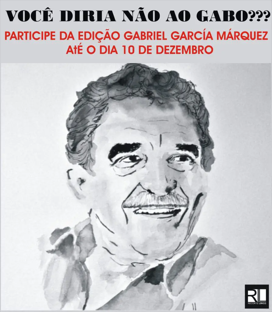 Aberto o edital para a 2ª edição da Revista Recorte Lírico: Edição Gabriel García Márquez