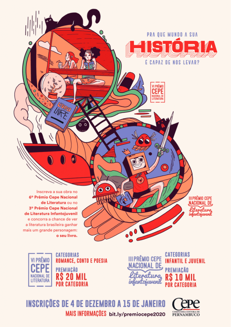 Divulgado o edital do sexto prêmio CEPE nacional de literatura