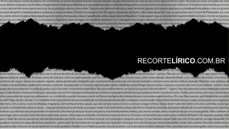 6º ano de Recorte Lírico