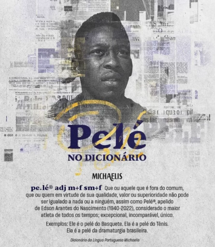 Verbete 'Pelé' é oficializado no dicionário
