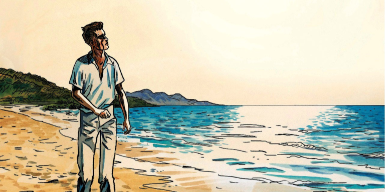 Ilustração de Jacques Ferrandez, na versão da coleção Fétiche, da Editora Gallimard.