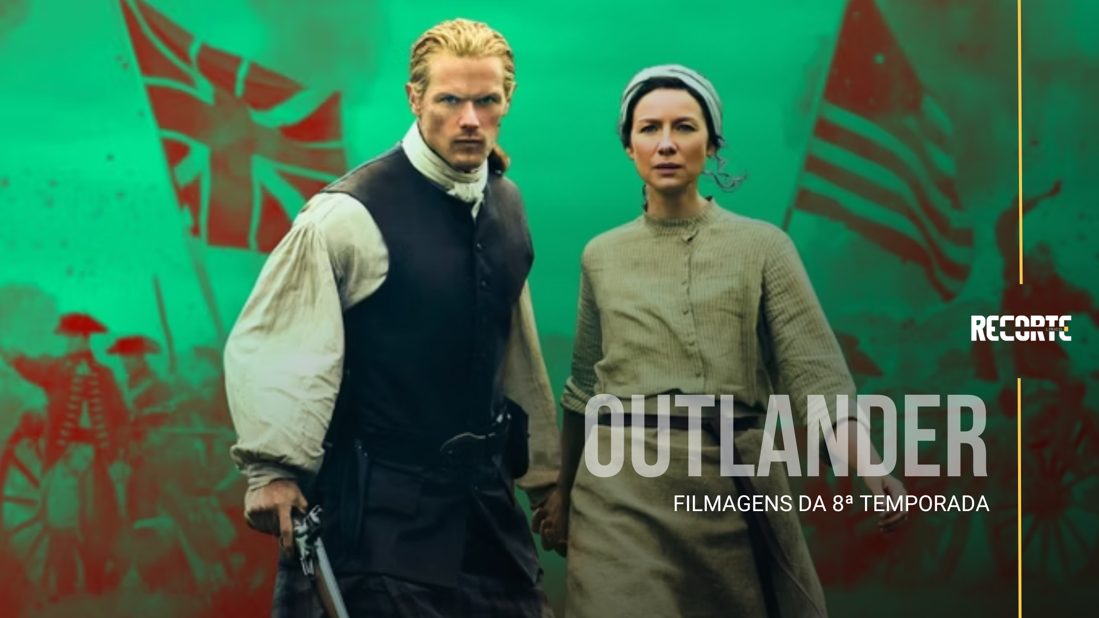 Outlander: Sam Heughan Revela Bastidores da Filmagem da 8ª Temporada 1