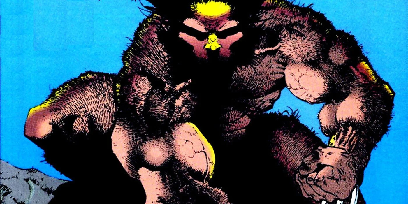 Wolverine pousa em uma capa