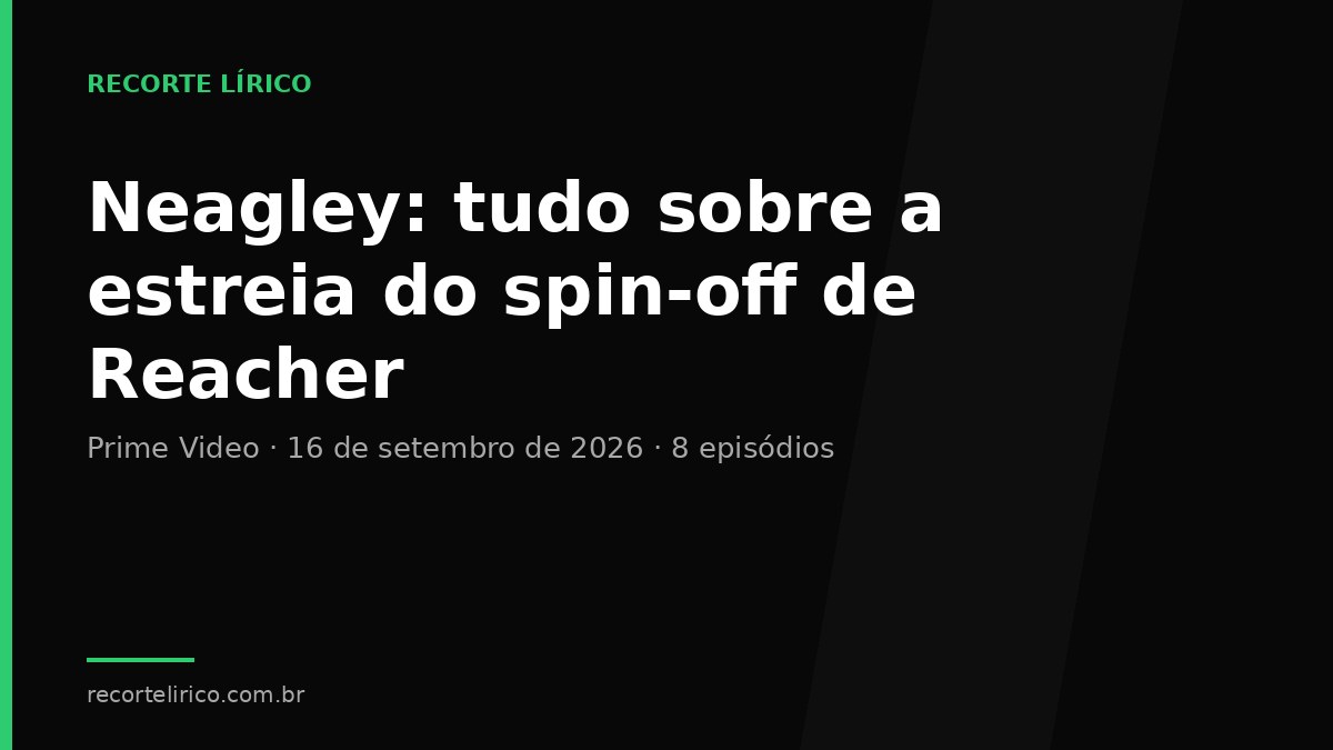 Neagley: tudo sobre a estreia do spin-off de Reacher no Prime Video