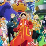 Luffy e o bando do Chapéu de Palha em One Piece