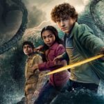 Percy, Annabeth e Grover em Percy Jackson e os Olimpianos