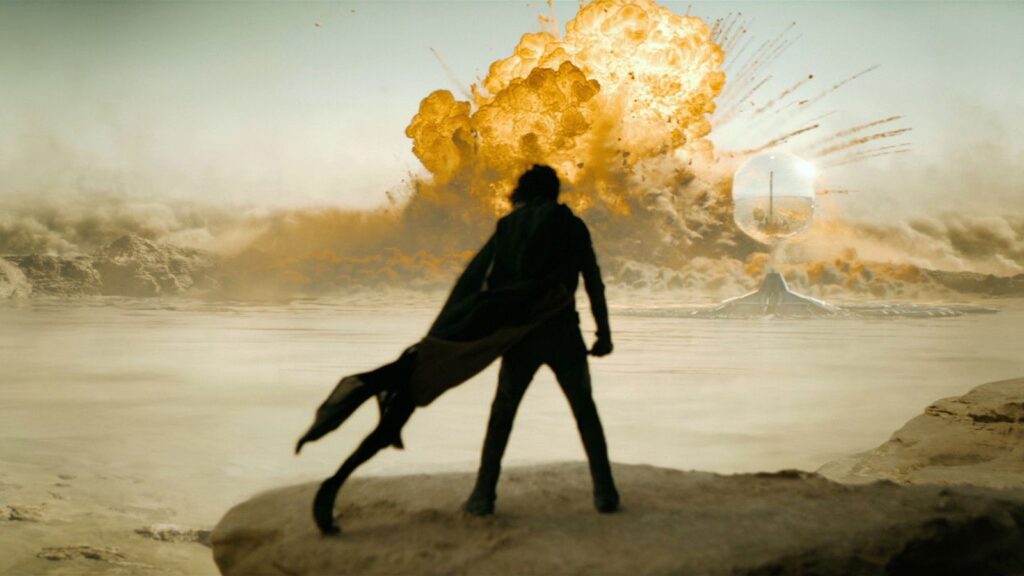 Paul Atreides no deserto de Arrakis