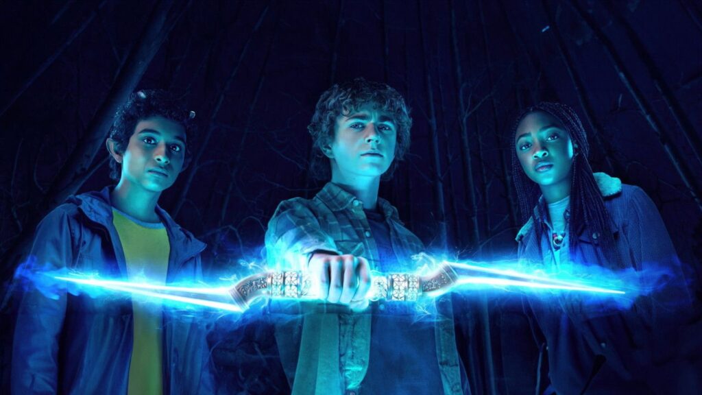 O trio de Percy Jackson e os Olimpianos
